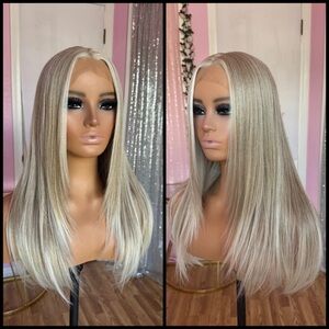 Human Hair Blended Lace Front Wig